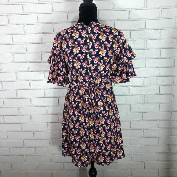 Betsey Johnson Women’s Navy Floral Romper - Picture 5 of 8